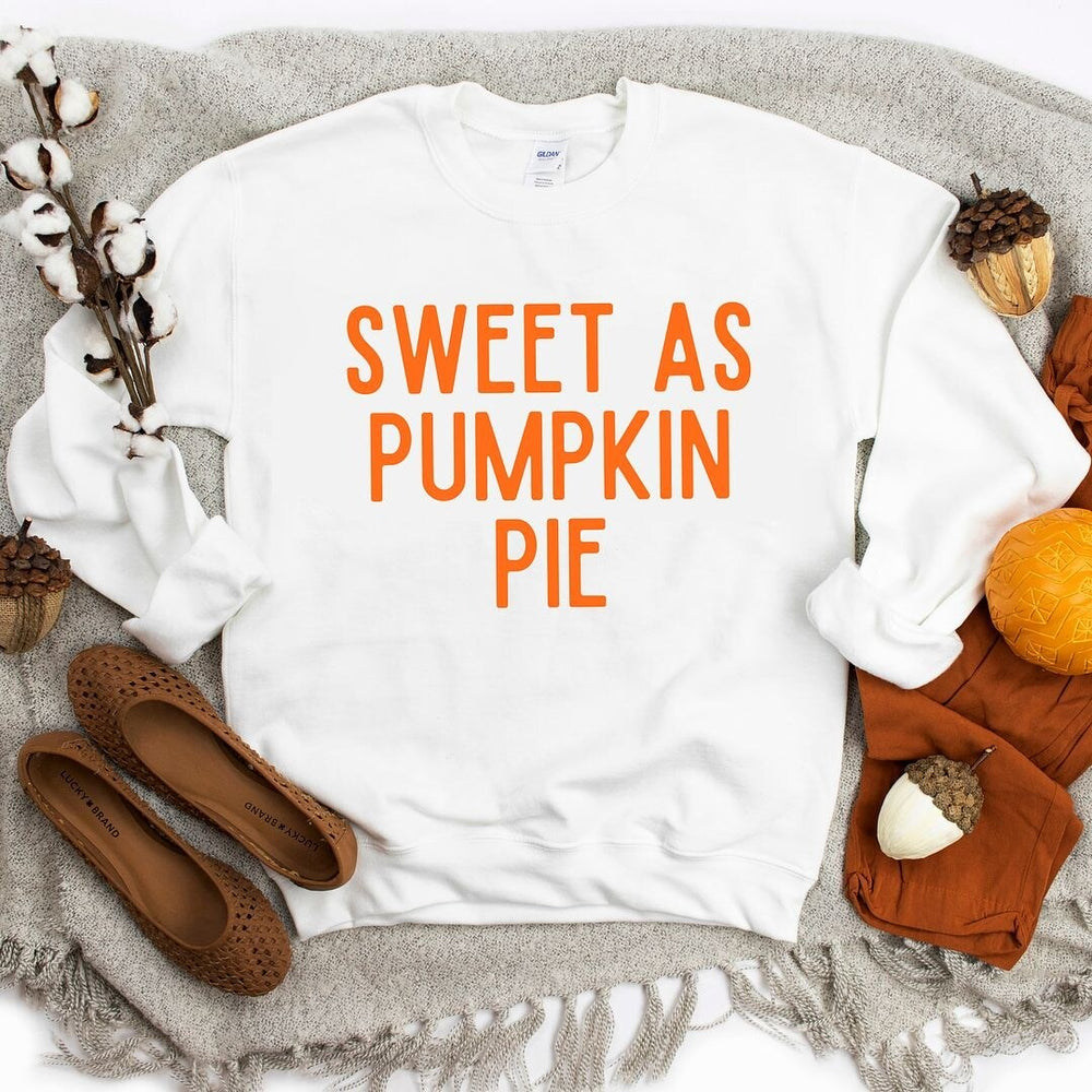 Sweet as Pumpkin Pie Graphic Sweatshirt