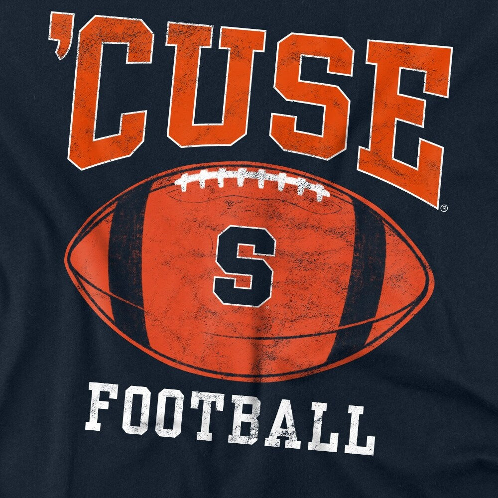 Syracuse University Football Ball Kids T Shirt for Youth Boys and Girls