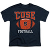 Syracuse University Football Ball Kids T Shirt for Youth Boys and Girls