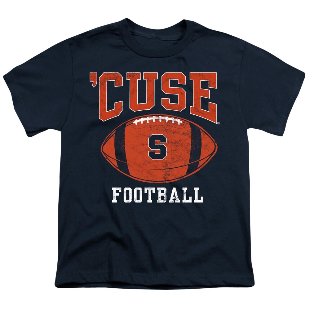 Syracuse University Football Ball Kids T Shirt for Youth Boys and Girls