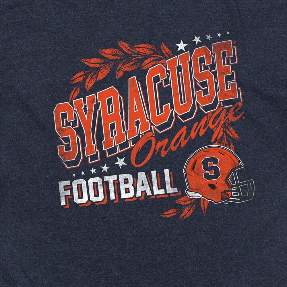 Syracuse University Orange Classic Football Unisex Adult Heathered Premium T Shirt