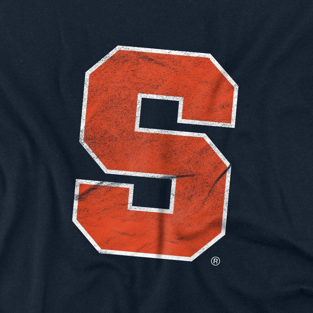 Syracuse University Primary Logo Distressed Kids T Shirt for Youth Boys and Girls