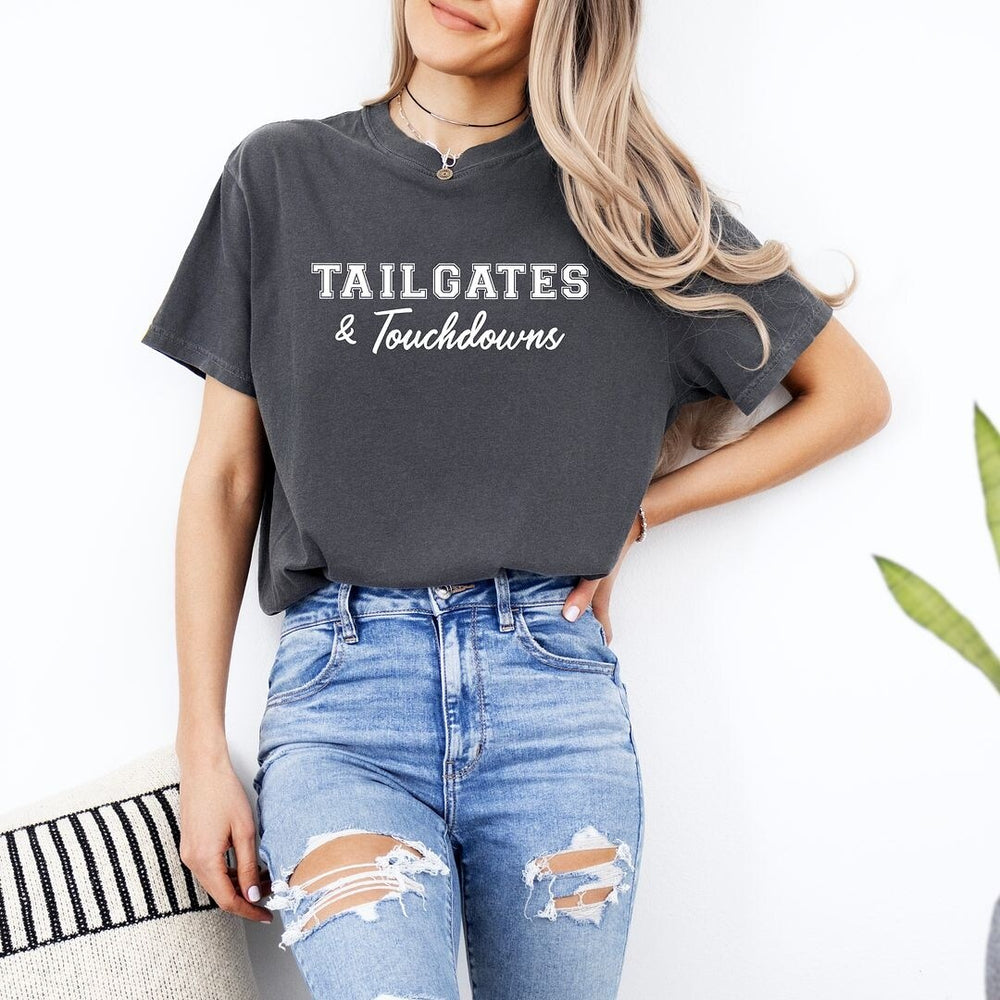 Tailgates And Touchdowns Garment Dyed Tee