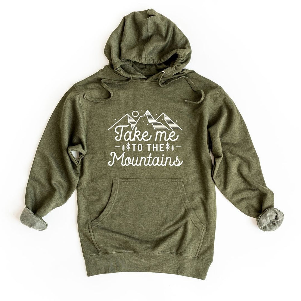 Take Me To The Mountains Landscape Graphic Hoodie