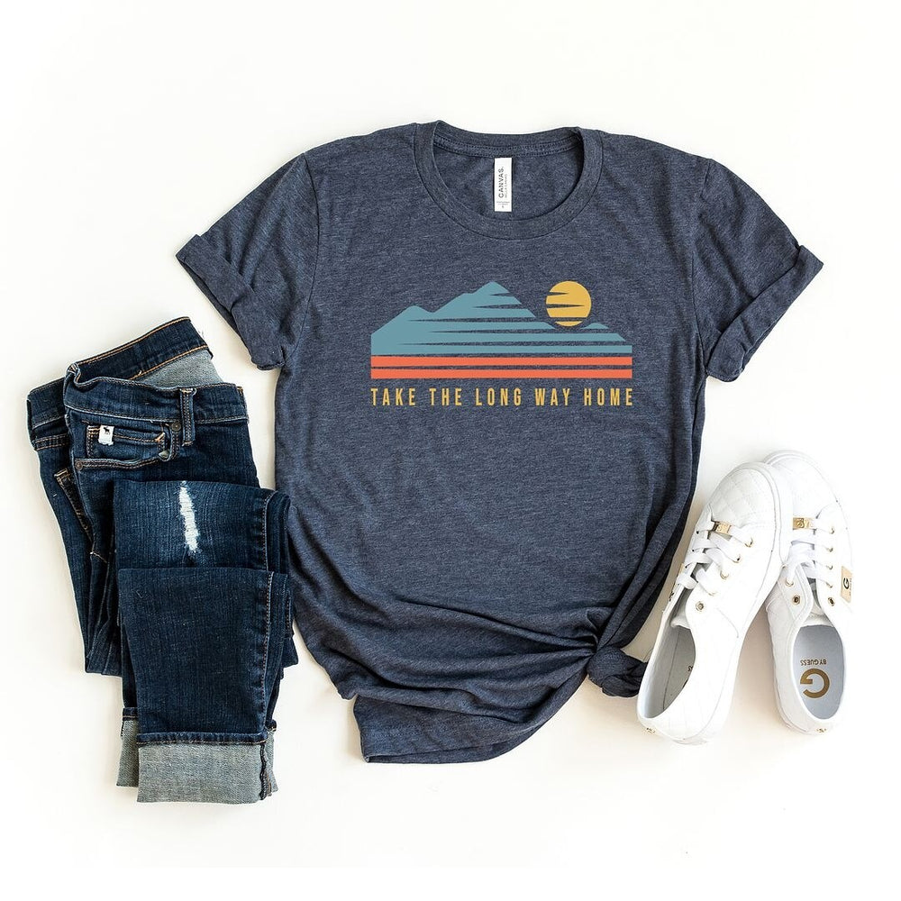 Take the Long Way Home Short Sleeve Crewnneck Tee