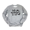 Talk Football to Me Ball Graphic Sweatshirt