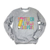 Teach Love Inspire Pencil Graphic Sweatshirt