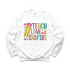 Teach Love Inspire Pencil Graphic Sweatshirt