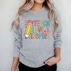 Teach Love Inspire Pencil Graphic Sweatshirt