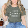 Teach Love Inspire Short Sleeve Crewnneck Tee