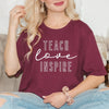 Teach Love Inspire Short Sleeve Crewnneck Tee