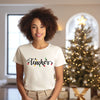 Teacher Christmas Lights Short Sleeve Crewnneck Tee