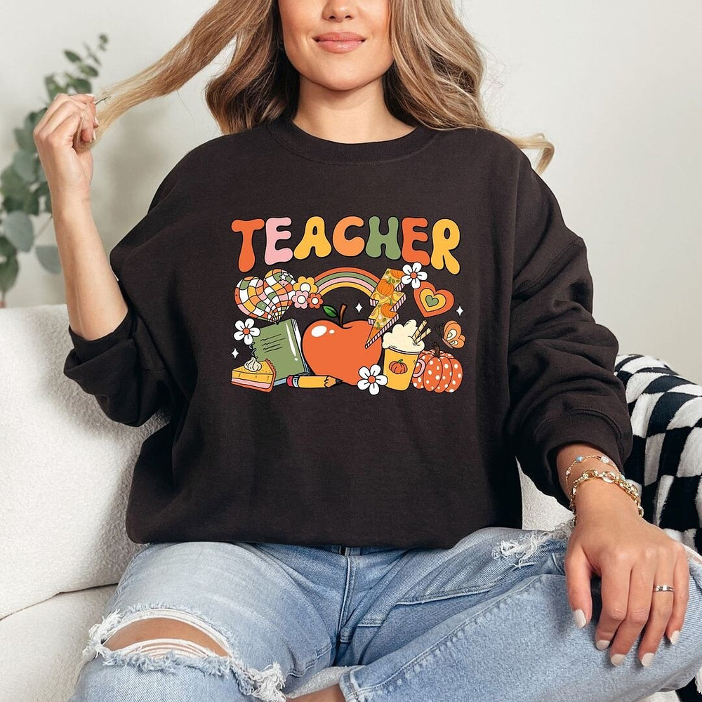 Teacher Fall Collage Sweatshirt