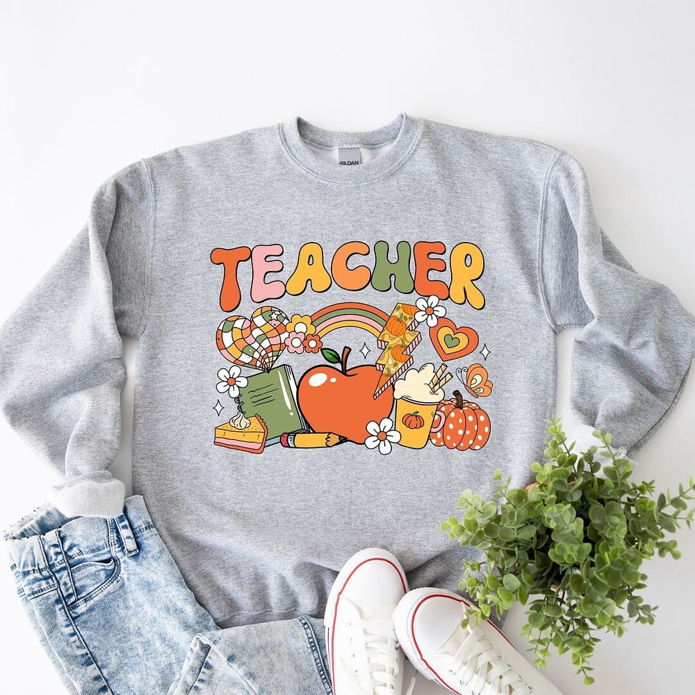 Teacher Fall Collage Sweatshirt