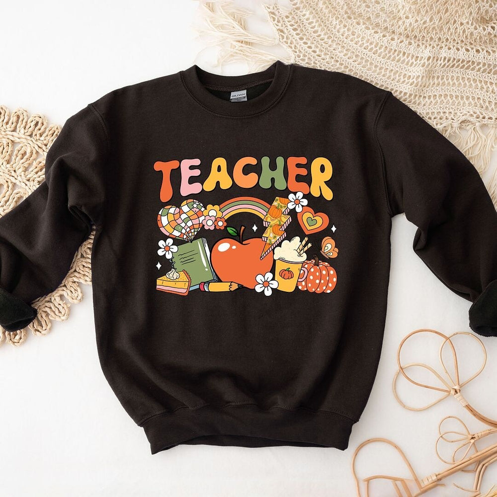 Teacher Fall Collage Sweatshirt