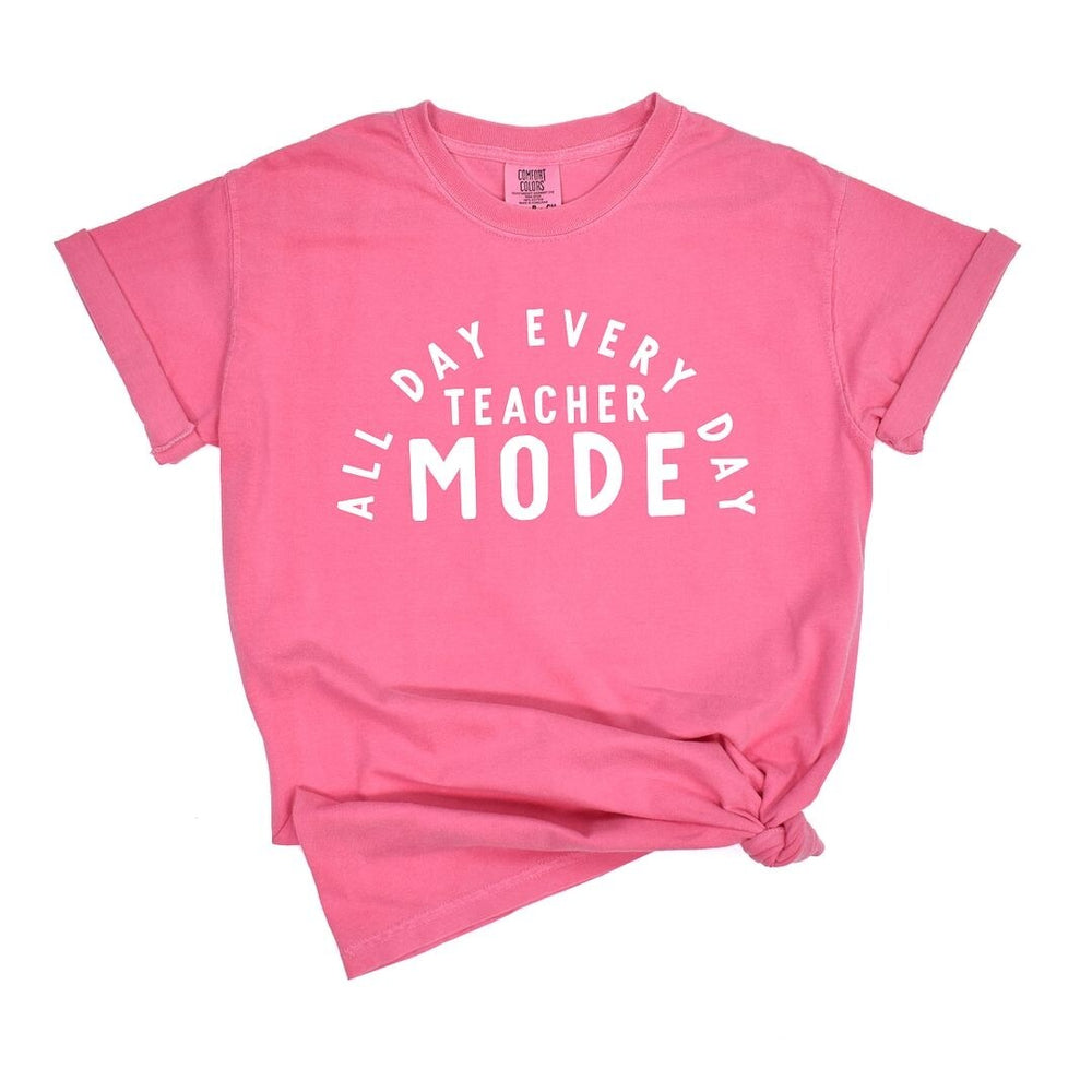 Teacher Mode All Day Garment Dyed Tee