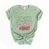 Teaching Is a Work Of Heart Words Short Sleeve Tee