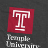 Temple University Stacked Unisex Adult Heathered Premium T Shirt