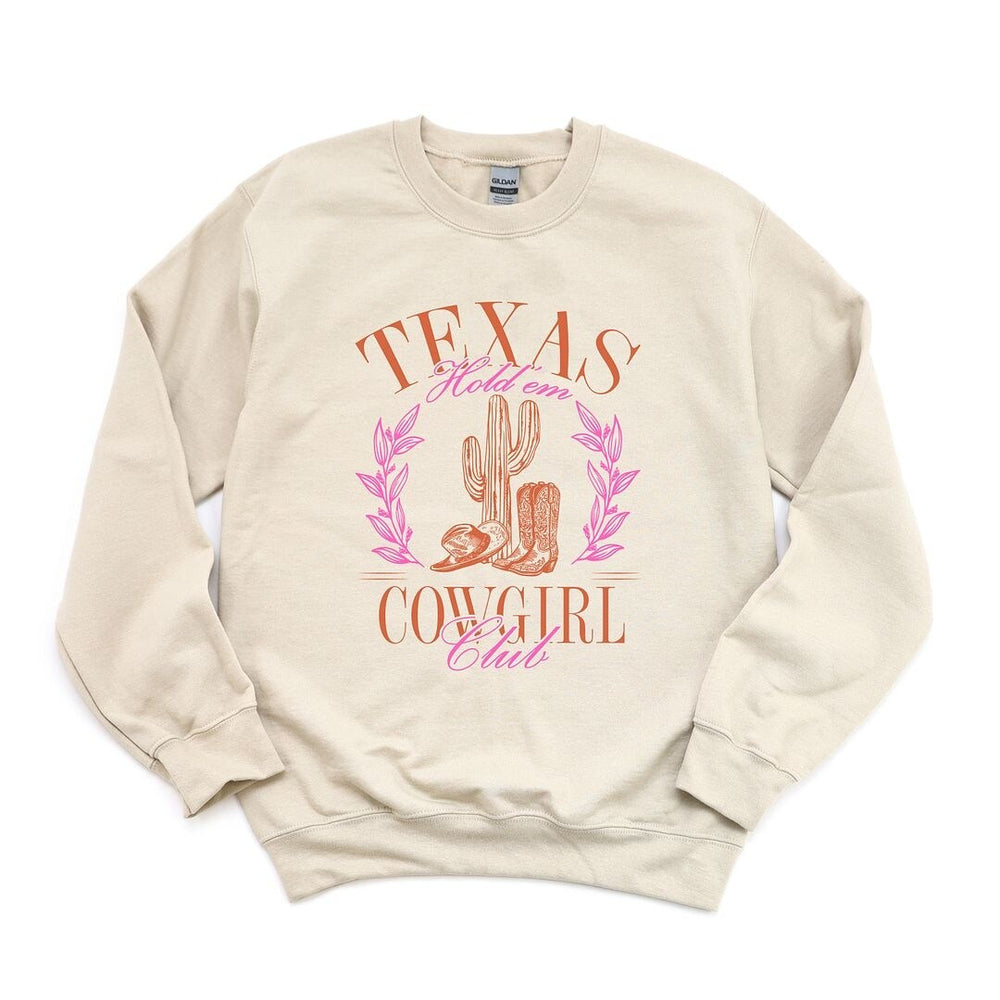 Texas Cowgirl Club Graphic Sweatshirt