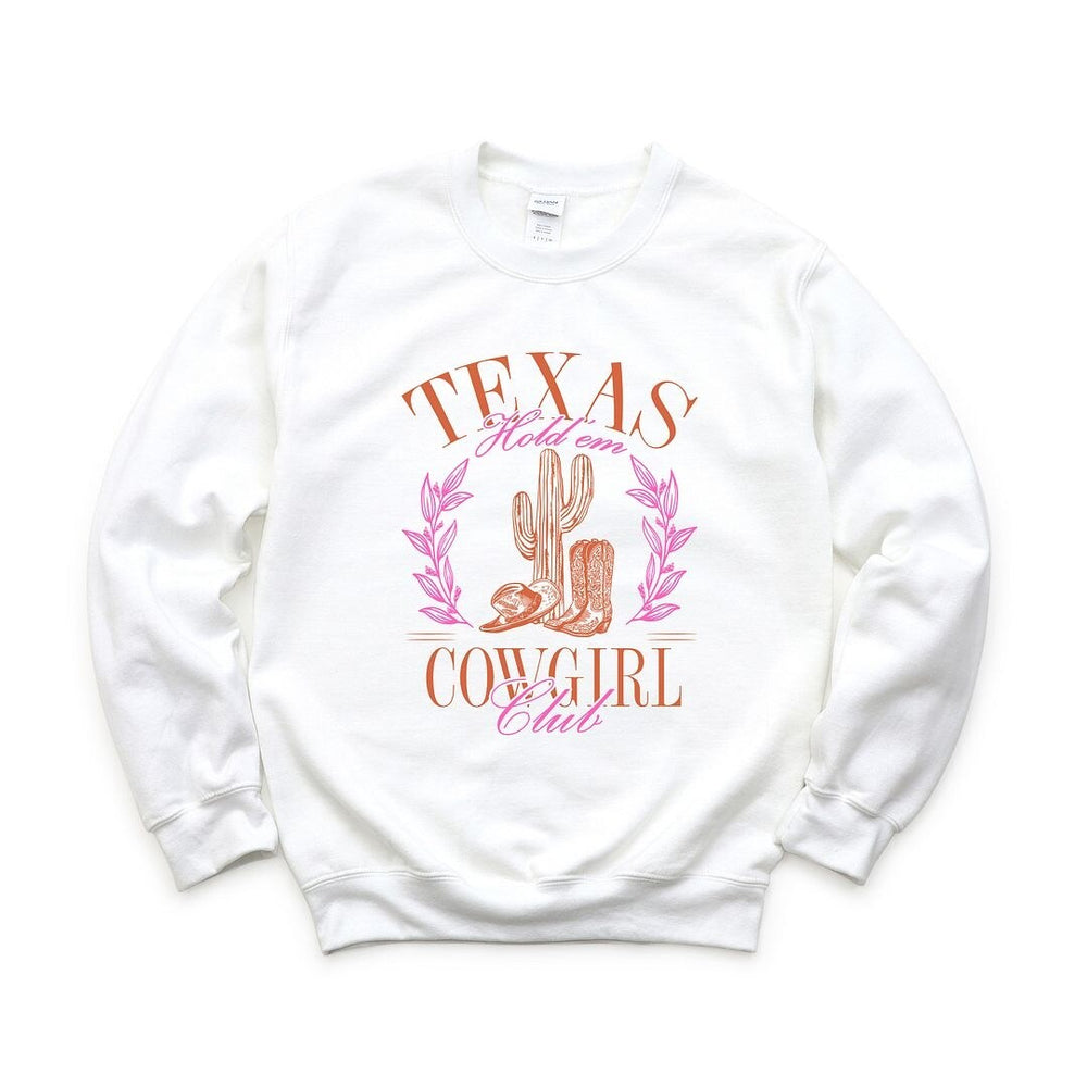 Texas Cowgirl Club Graphic Sweatshirt