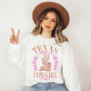 Texas Cowgirl Club Graphic Sweatshirt