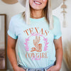 Texas Cowgirl Club Short Sleeve Crewnneck Tee