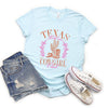 Texas Cowgirl Club Short Sleeve Crewnneck Tee