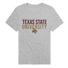 Texas State University Stacked Unisex Adult Heathered Premium T Shirt