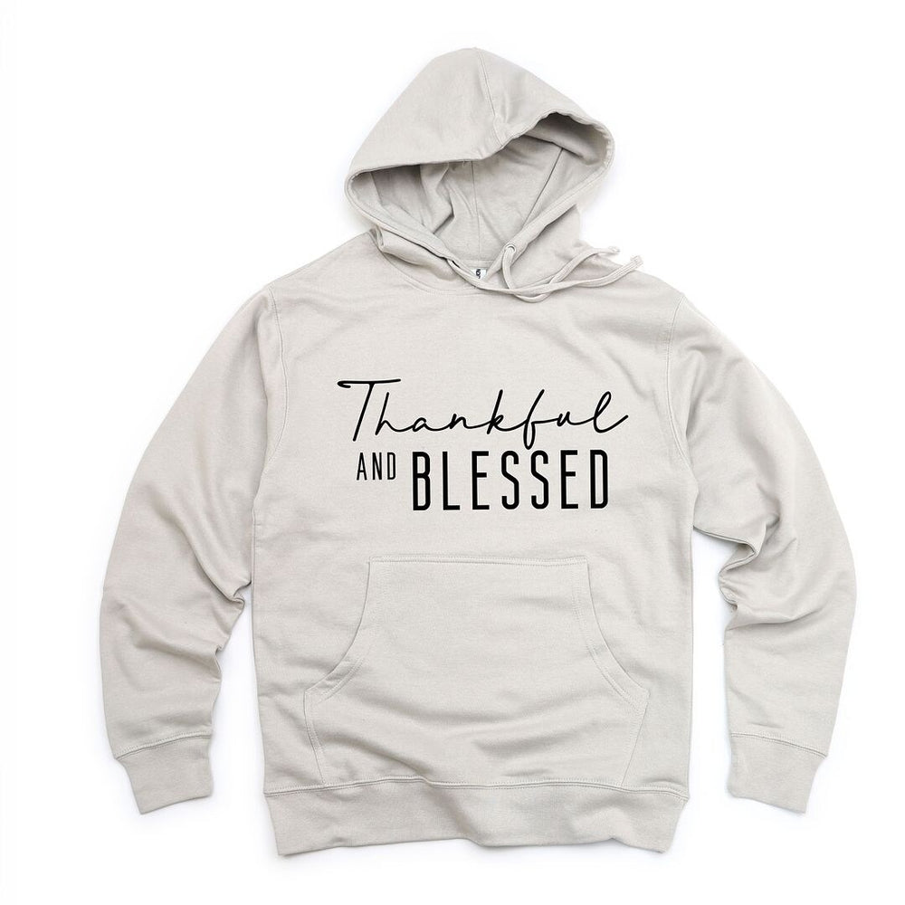 Thankful And Blessed Graphic Hoodie