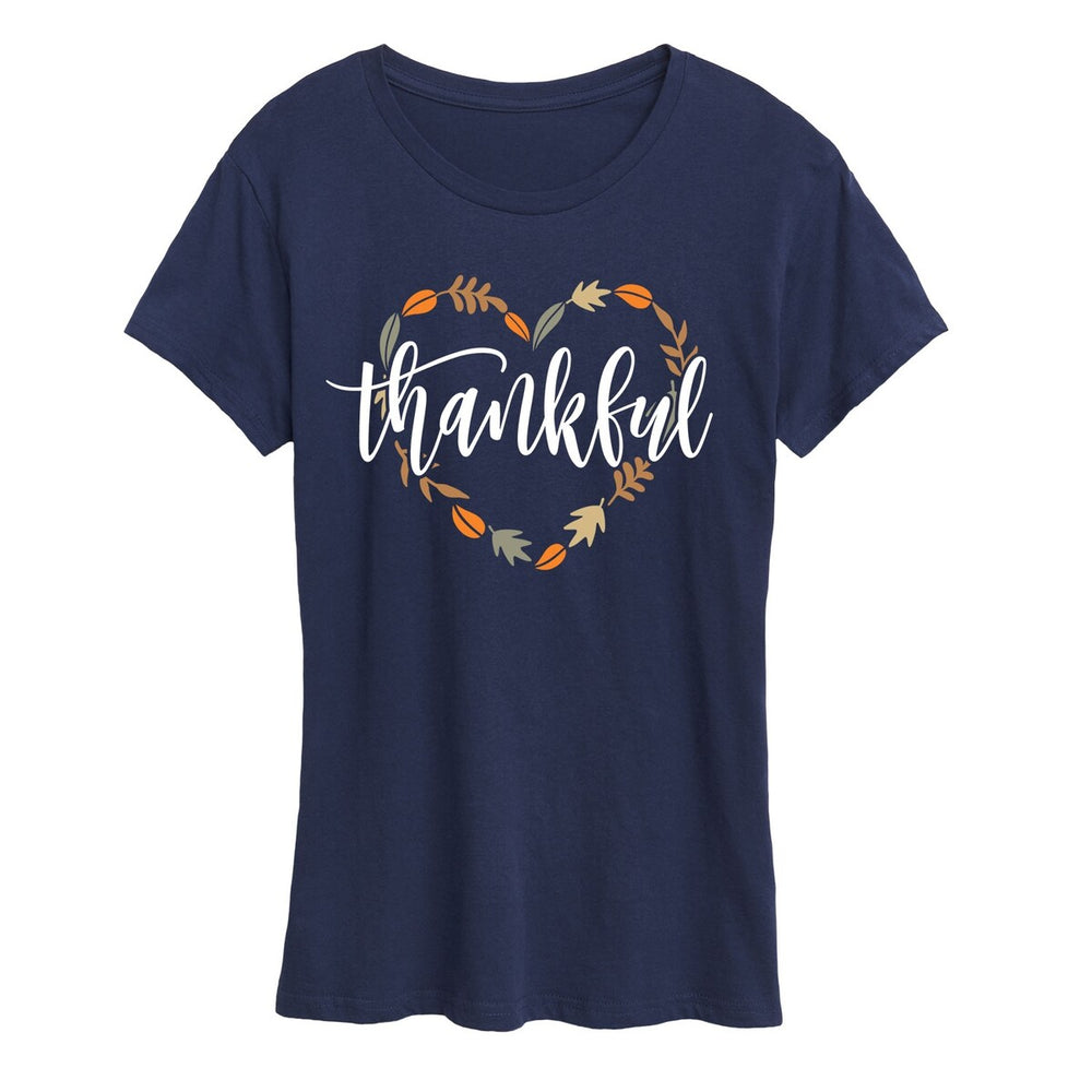 Thankful Leaf Heart Plus Tee