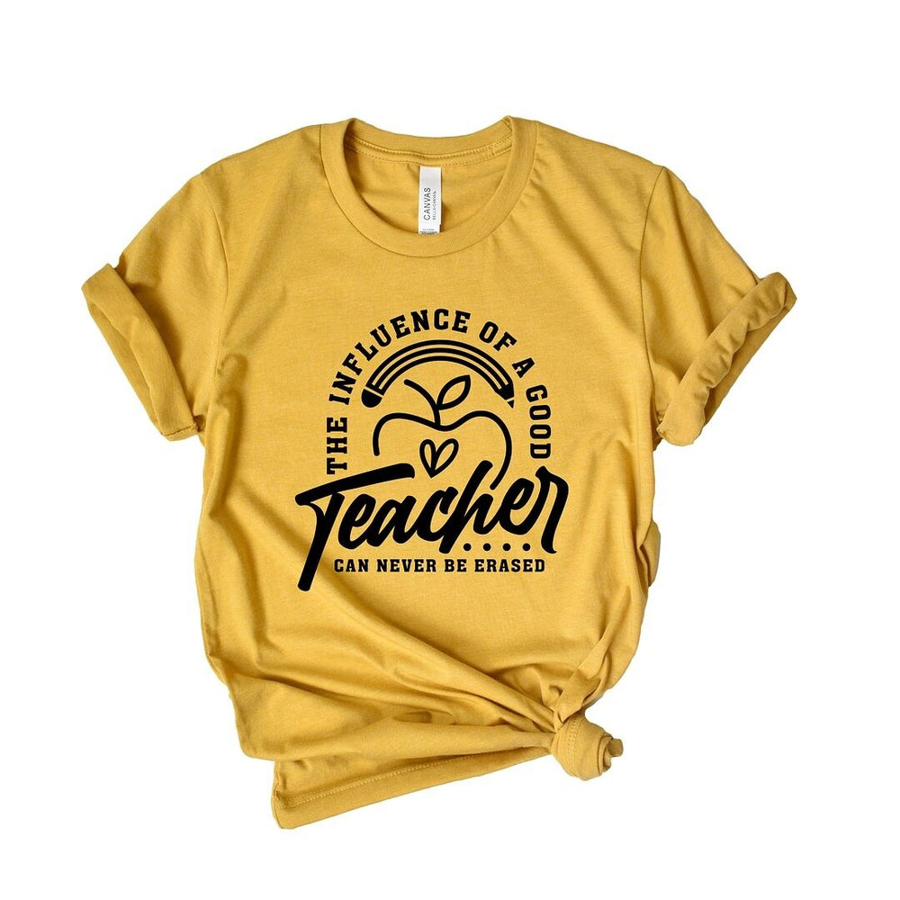 The Influence Of A Good Teacher Apple Short Sleeve Tee