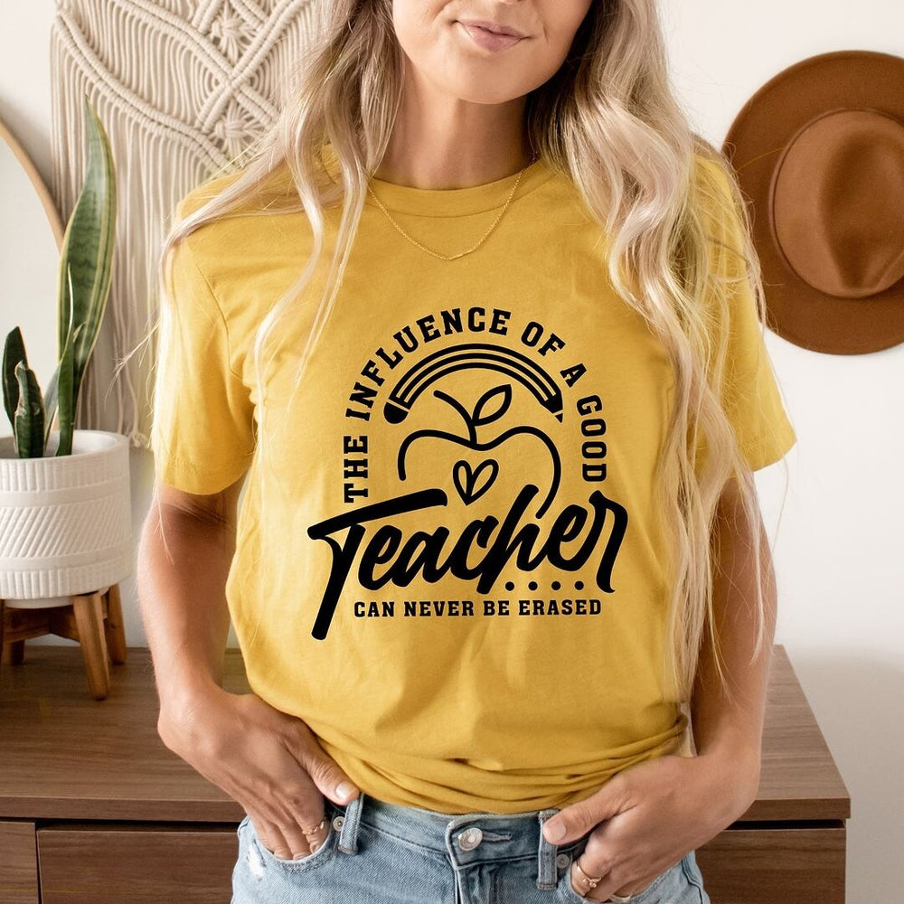 The Influence Of A Good Teacher Apple Short Sleeve Tee