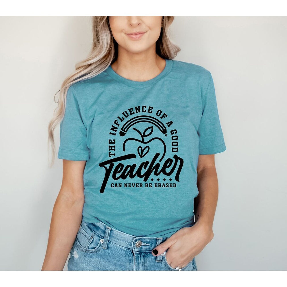 The Influence Of A Good Teacher Apple Short Sleeve Tee