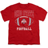 The Ohio State University Football Ball Kids T Shirt for Youth Boys and Girls