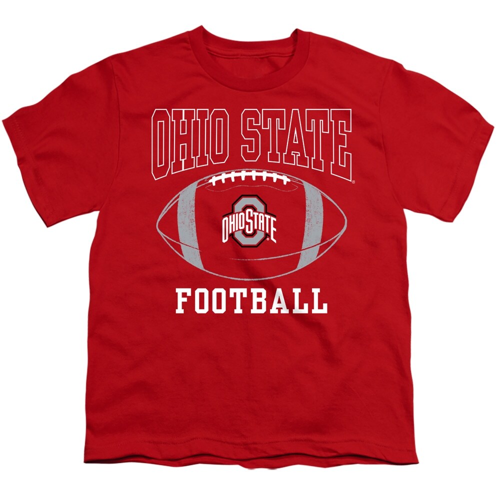 The Ohio State University Football Ball Kids T Shirt for Youth Boys and Girls