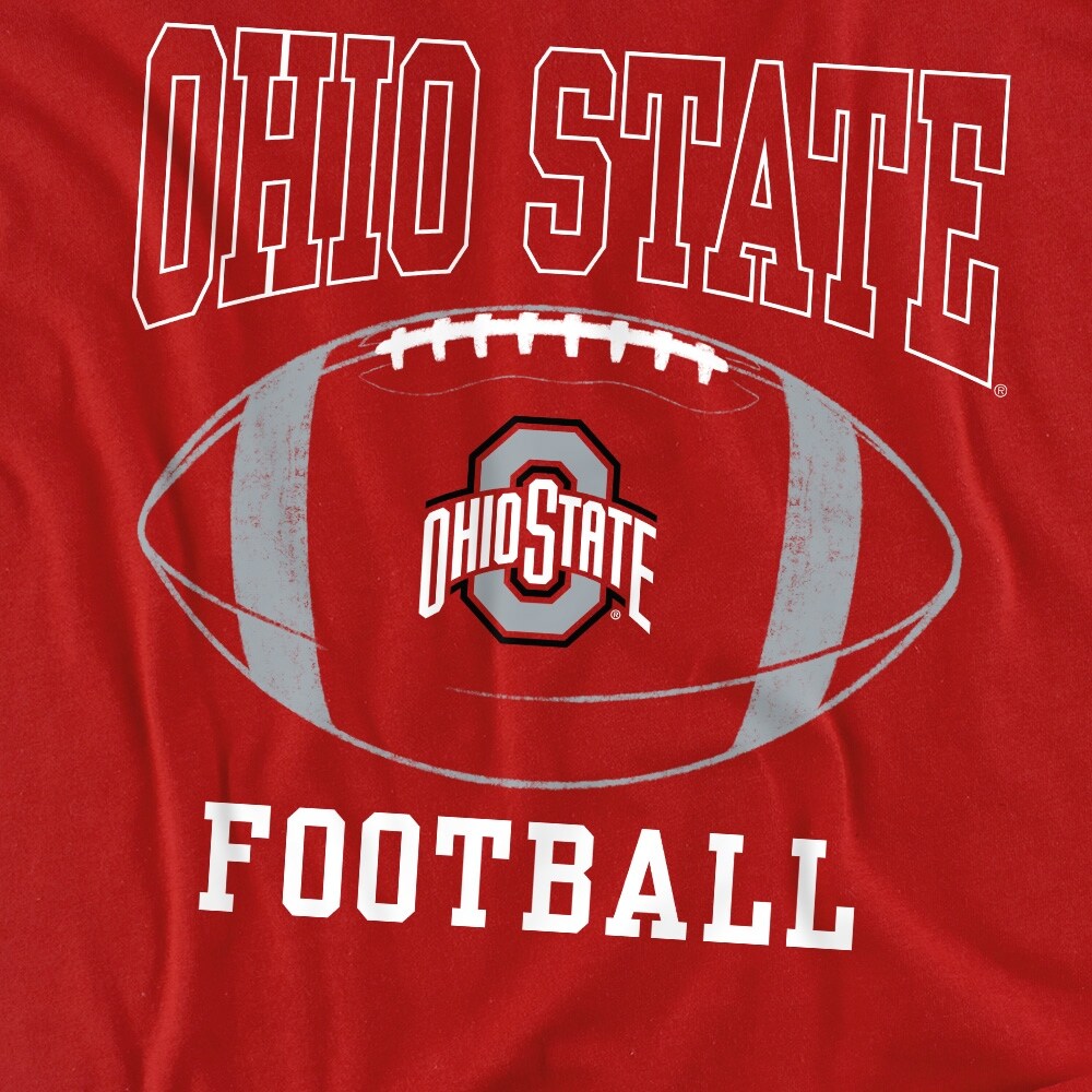 The Ohio State University Football Ball Kids T Shirt for Youth Boys and Girls