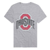 The Ohio State University Simple Distressed Logo Unisex Adult Heathered Premium T Shirt