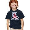 The University of Arizona Distressed Primary Kids T Shirt for Youth Boys and Girls