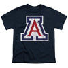 The University of Arizona Distressed Primary Kids T Shirt for Youth Boys and Girls