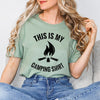 This Is My Camping Shirt Short Sleeve Crewnneck Tee