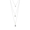 Three-in-one Layered Crystal Necklace