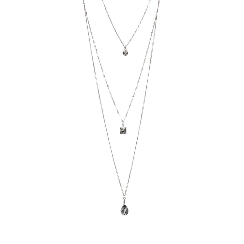 Three-in-one Layered Crystal Necklace