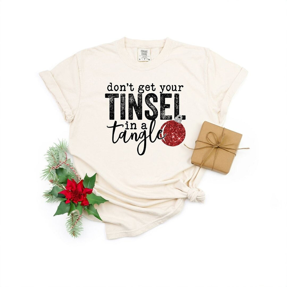 Tinsel in a Tangle Bulb Garment Dyed Tee