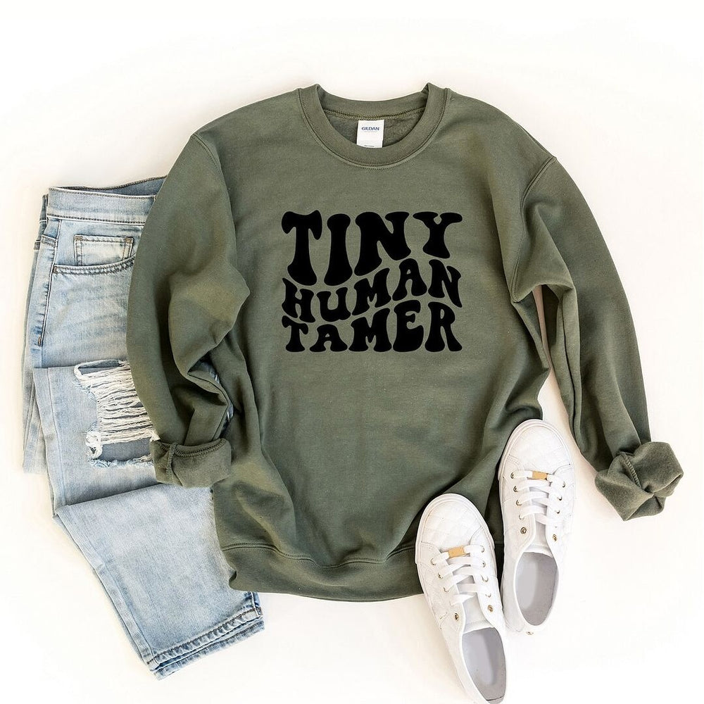 Tiny Human Tamer Graphic Sweatshirt