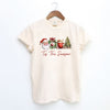 Tis The Season Christmas Collage Garment Dyed Tee