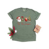 Tis The Season Christmas Collage Garment Dyed Tee