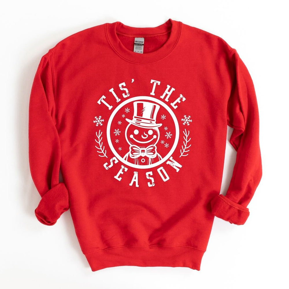 Tis The Season Distressed Graphic Sweatshirt