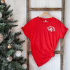 Tis The Season Holly Berries Mini Short Sleeve Crewnneck Tee