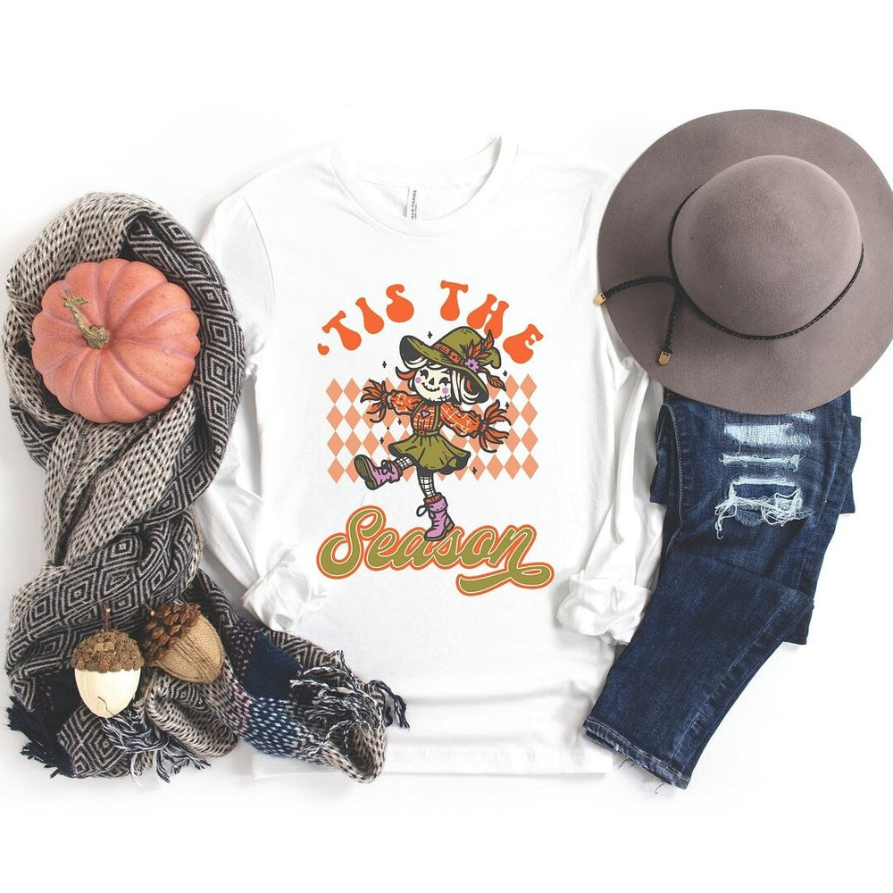 Tis The Season Scarecrow Long Sleeve Tee