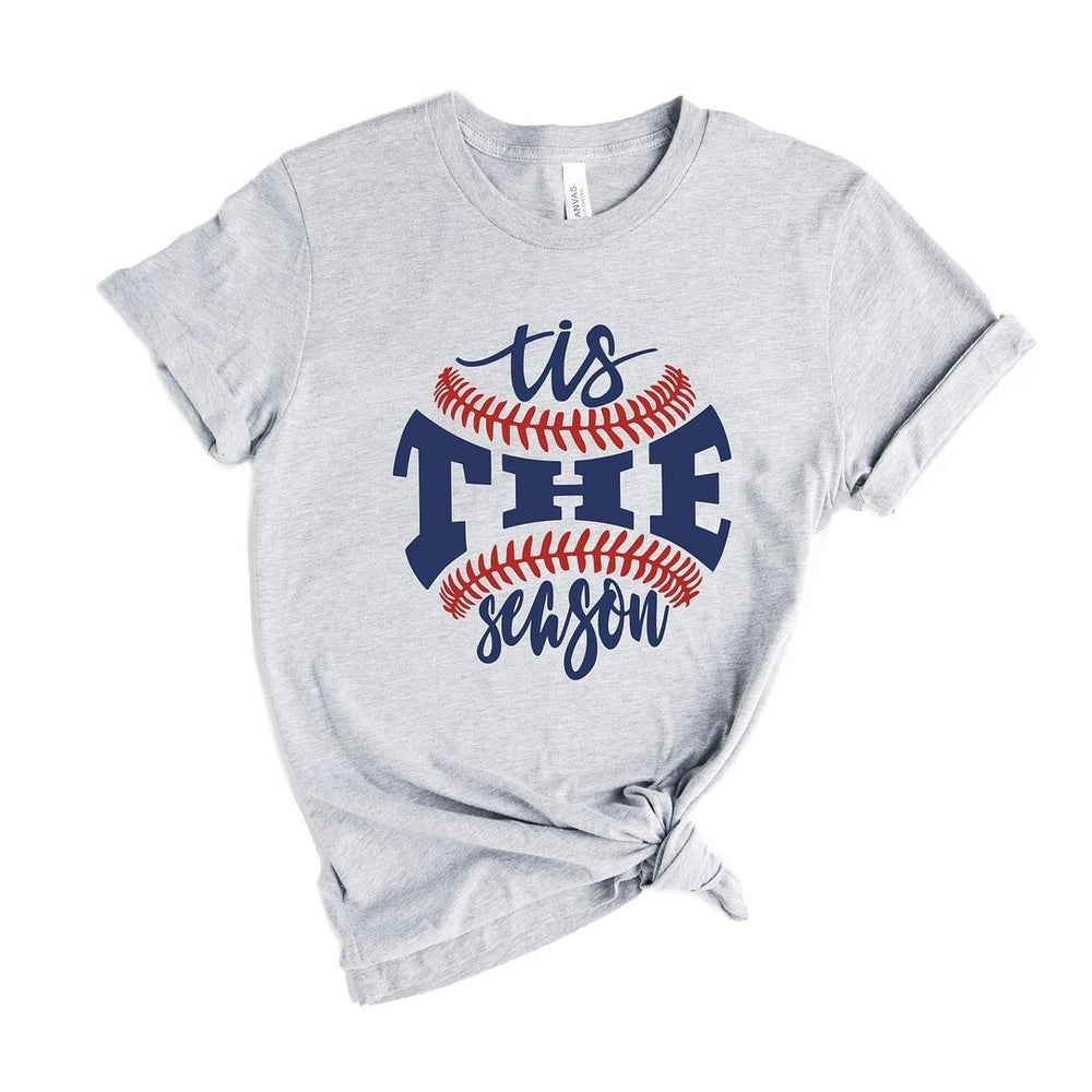 Tis the Season Baseball Short Sleeve Crewnneck Tee